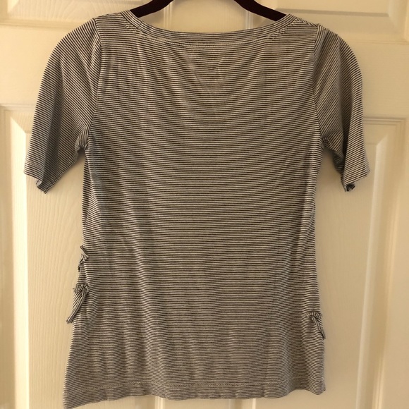 LOFT black and white striped shirt - Picture 2 of 3